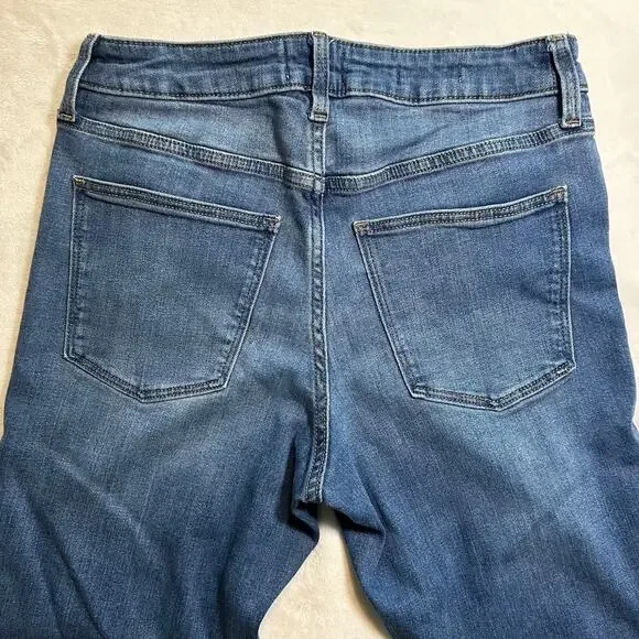 High Rise Slim Straight Denim Jeans Womens, Size 8 (29) - Picture 2 of 12